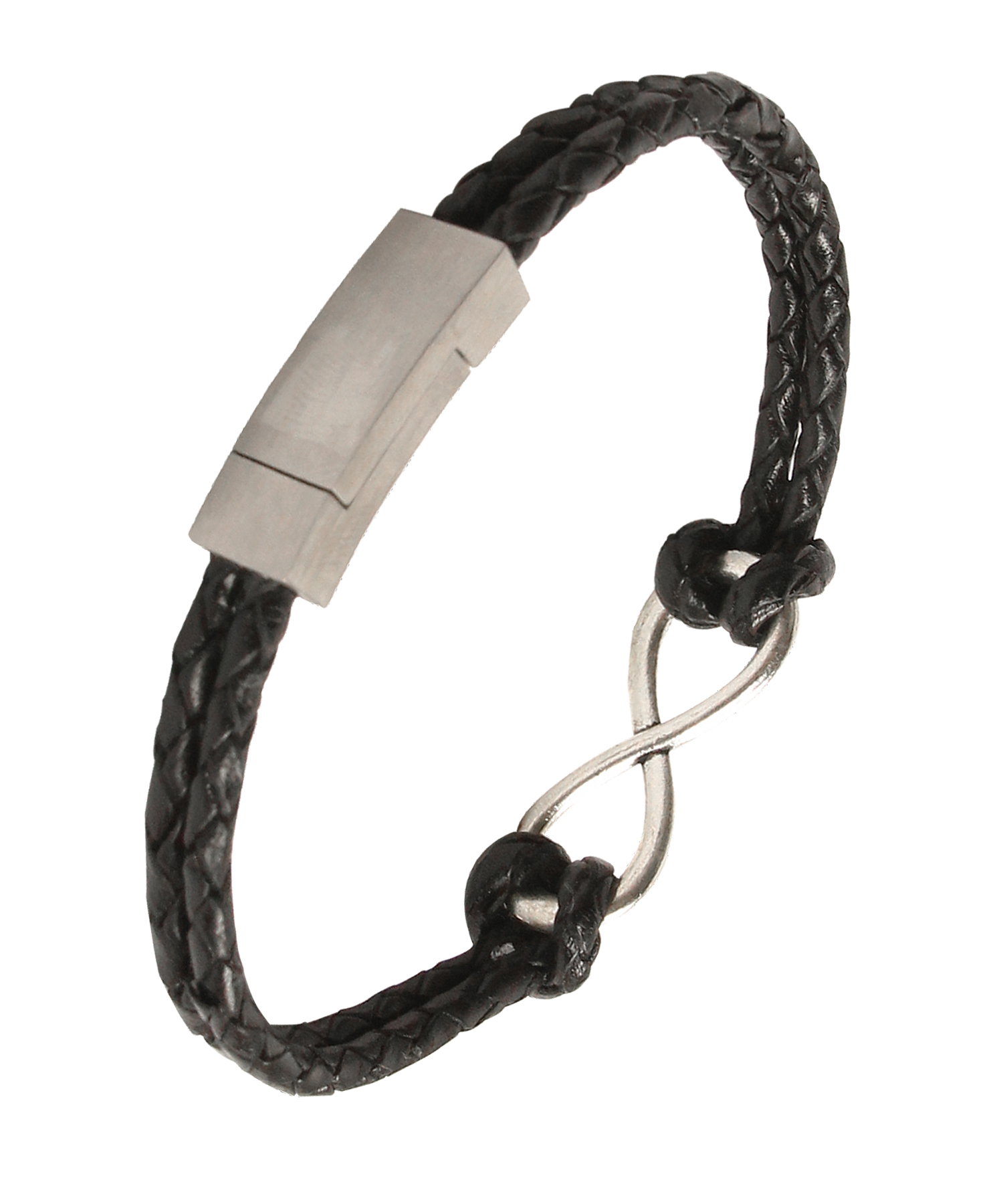[6/7 예약발송] Kink Rope Leather Bracelet BLACK